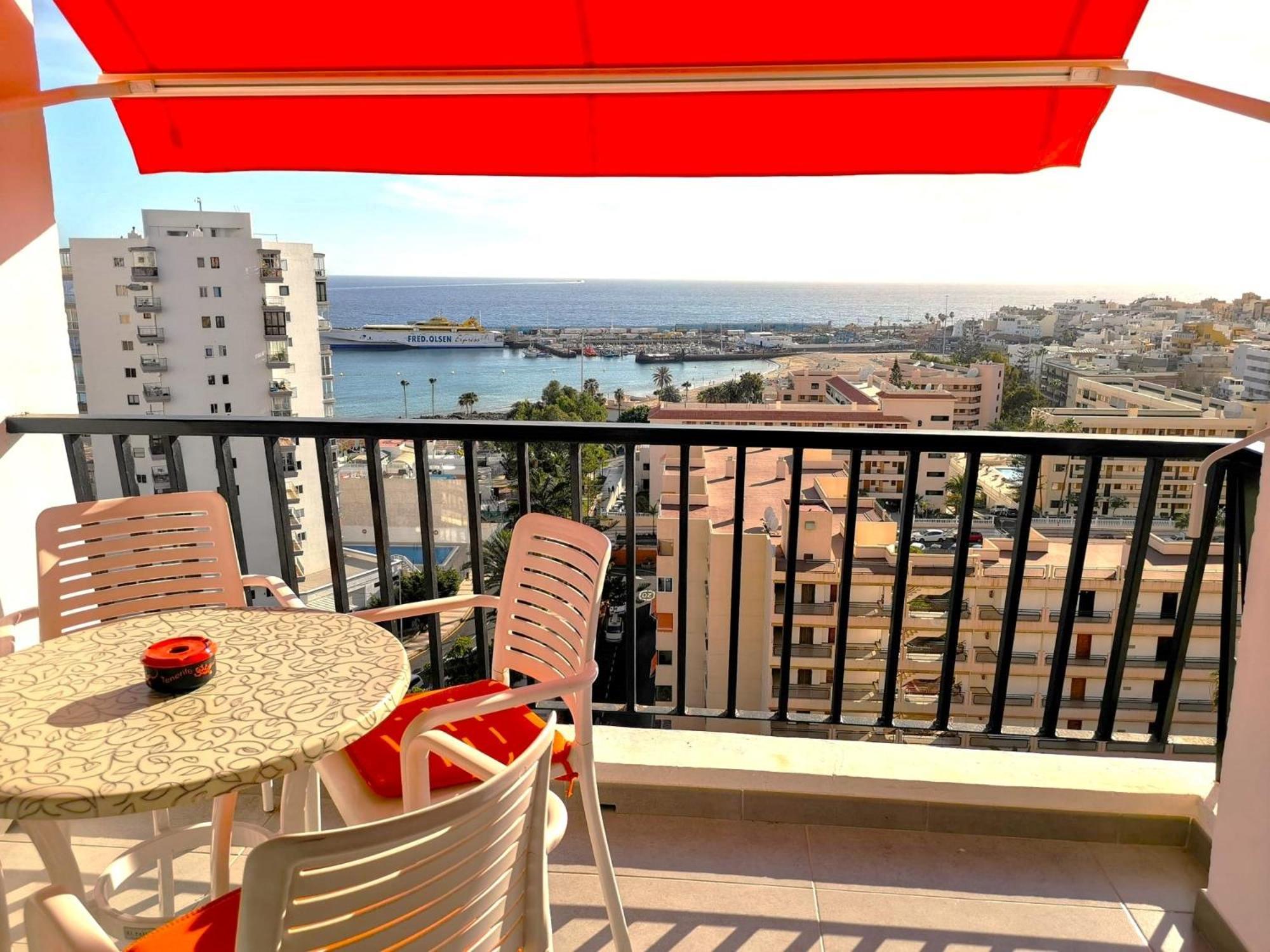 Los Cristianos Appartement Orange Trees Vue Mer Panoramique Exterior photo